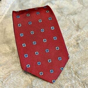 Royal Classic Red Patterned Silk NWOT Tie